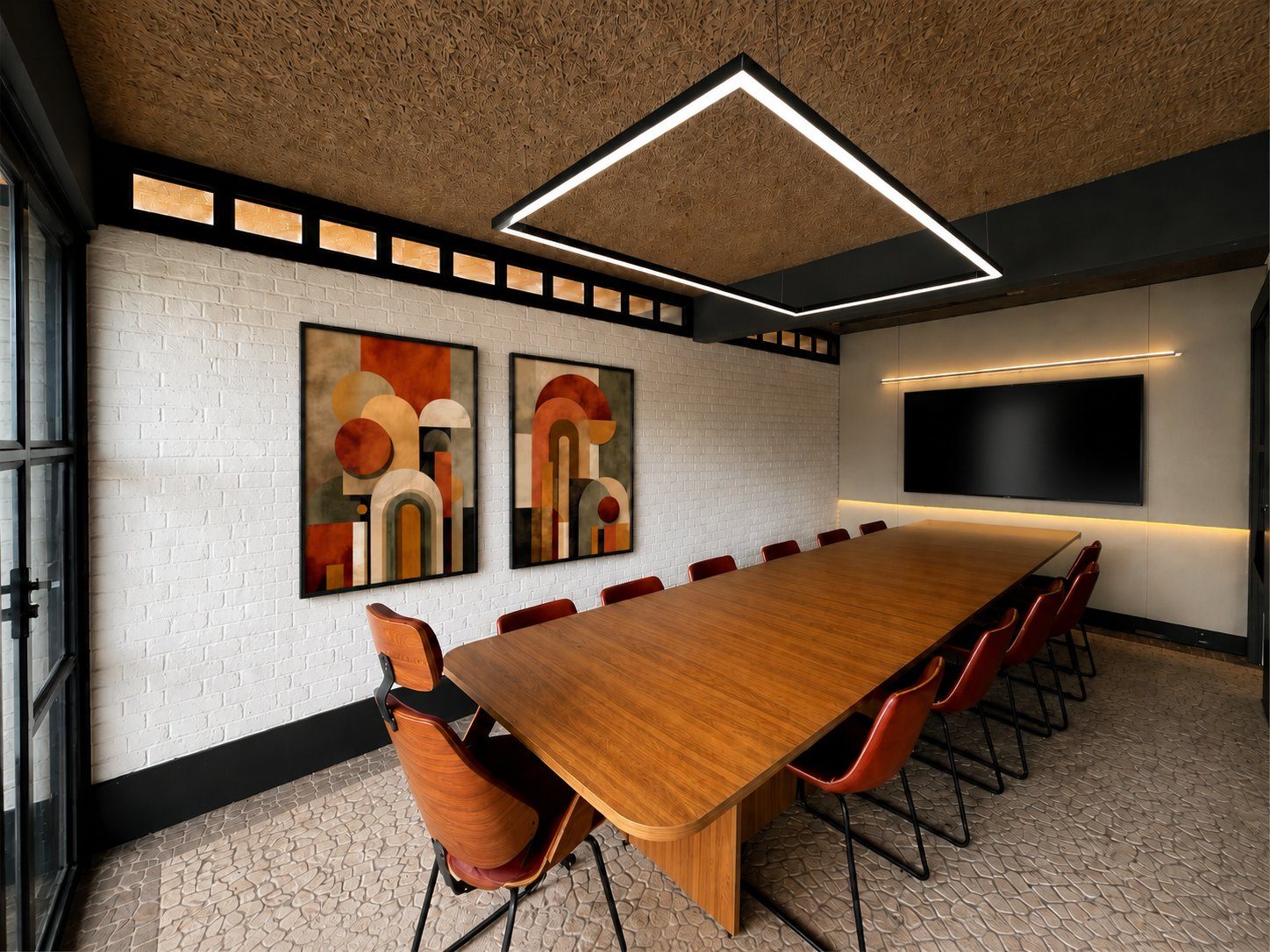 Sala de reunião da AUTORE, ambiente íntimo para uso enquanto espera
